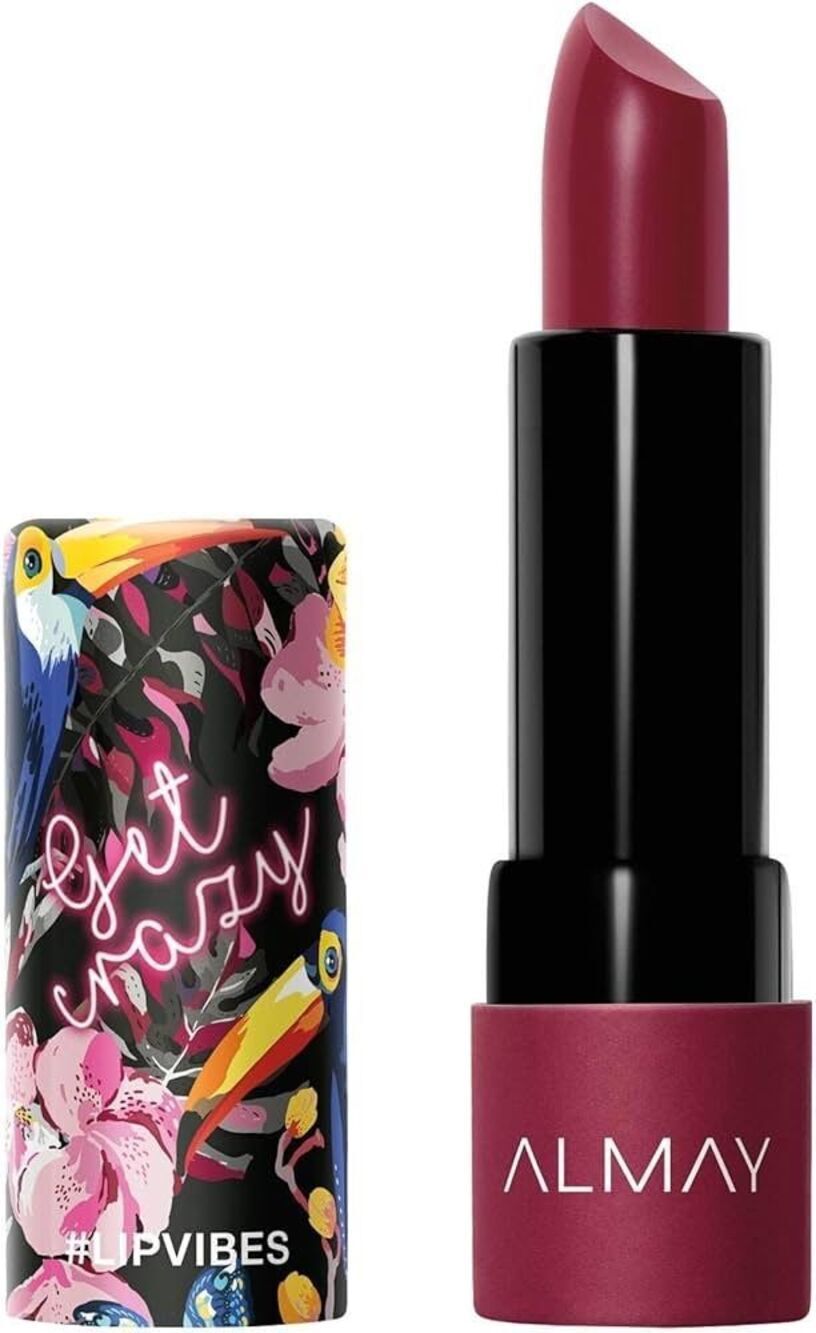 Almay Lip Vibes Matte Lipstick in 180 Get Crazy Deep Berry